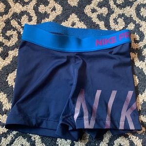 Blue Nike Athletic Shorts